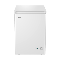 海尔(Haier)100升 家用卧式冰柜 冷柜 小冰箱 减霜80% 一级能效 断电保护 带脚轮BC/BD-100GHDT