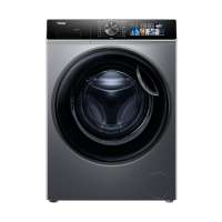 XQG100-BD12519 海尔(Haier)精华洗2.0高洗净滚筒洗衣机 极夜灰