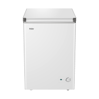 海尔(Haier)100升 家用卧式冰柜 冷柜 减霜80% 一级能效 断电保护带脚轮BC/BD-100GHW9D