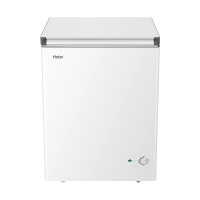 海尔(Haier)142升 家用卧式冰柜 冷柜 减霜80% 一级能效 断电保护带脚轮BC/BD-142GHW9D