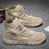 述雅高帮帆布工地鞋男夏季新款透气男士休闲工作户外登山耐磨劳保男鞋