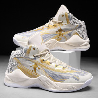 述雅春季男鞋2021新款潮流百搭休闲运动篮球潮鞋夏季透气学生球鞋夏天