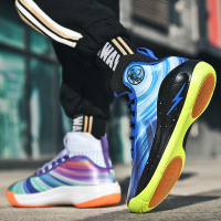 述雅球鞋男篮球潮流百搭休闲运动男鞋新款夏季透气鸳鸯青少年学生潮鞋