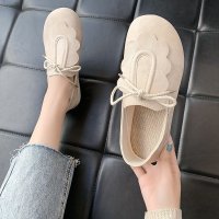 述雅孕妇鞋一脚蹬春秋软底外穿单鞋女夏季百搭水肿宽松春季怀孕期