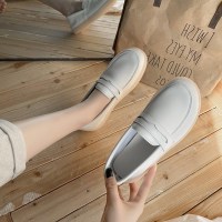 述雅护士鞋女可爱白色软底平底增高夏季厚底不累脚春秋款透气