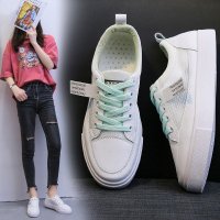 述雅休闲小白鞋2021新款女鞋百搭学生透气网面网鞋薄款板鞋春夏帆布鞋