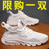 述雅刀锋男鞋2021年新款潮夏季透气网面休闲运动夏天薄款青少年白鞋子