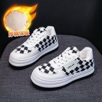 述雅2021年新款秋冬季小众小白帆布板鞋女百搭运动厚底ins潮鞋ulzzang