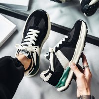 述雅男鞋春秋季2022新款潮流百搭青少年运动跑步休闲溶解网红老爹潮鞋