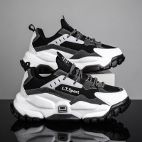 苏芈2021新款夏季男鞋百搭运动休闲网面跑鞋透气ins老爹鞋增高鞋子男