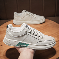 苏芈男鞋春季2021新款休闲皮鞋男潮流百搭青少年防水板鞋男士平板潮鞋