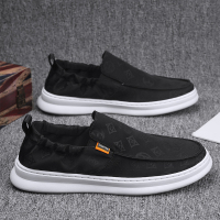 苏芈帆布鞋男鞋2021夏季透气一脚蹬春季板鞋男士老北京布鞋子休闲懒人