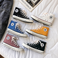 苏芈高帮帆布鞋男生韩版潮流板鞋百搭休闲布鞋春季新款高邦鞋子男潮鞋