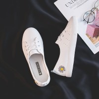 苏芈夏季薄款透气小白鞋女鞋子2021年春季新款百搭浅口平底鞋白鞋