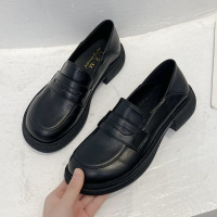 苏芈小众设计英伦风复古小皮鞋女2022年春秋季新款平底单鞋潮酷