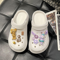 苏芈洞洞鞋女ins潮护士2022春夏季新款沙滩拖鞋包头两穿厚底凉鞋