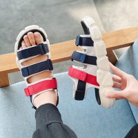 苏芈男鞋夏季2022新款百搭个性厚底沙滩鞋男士户外穿潮流休闲开车凉鞋