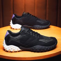 苏芈运动男鞋2022年新款休闲春季跑步百搭潮鞋男士韩版黑色鞋