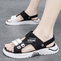 苏芈夏季男士凉鞋2022新款休闲室内外两用潮鞋青年时尚软底沙滩鞋