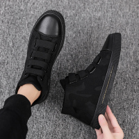 枫述帆布鞋男潮流百搭男士布鞋夏季透气男鞋2021新款休闲高帮板鞋潮鞋