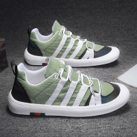 枫述帆布鞋男2021新款男鞋夏季透气冰丝休闲板鞋精神小伙百搭开车潮鞋