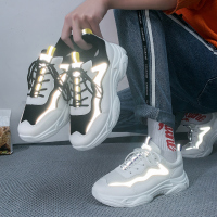 枫述2021夏季新款ins休闲运动老爹潮鞋潮流增高男鞋百搭透气网面网鞋
