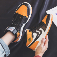 枫述2021夏季新款高帮马丁靴运动板鞋透气男鞋百搭休闲帆布鞋篮球潮鞋