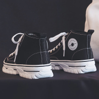 枫述2021夏季新款高帮帆布鞋潮鞋韩版潮流男鞋百搭休闲马丁靴透气布鞋