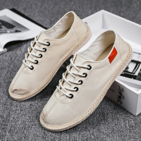 枫述中式汉服潮鞋中国风亚麻帆布唐鞋男鞋夏季古风禅鞋和尚鞋罗汉布鞋