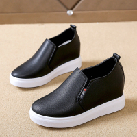 枫述内增高小白鞋春夏季2021新款百搭韩版女鞋厚底显瘦坡跟休闲学生鞋