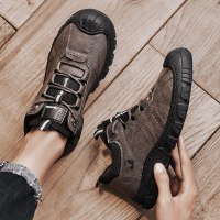 枫述男士2021冬季新款厨房耐磨户外圆头劳保运动休闲登山鞋子