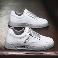 枫述2022春季新款男鞋厨师厨房工作防水防油耐磨平底黑色休闲皮鞋