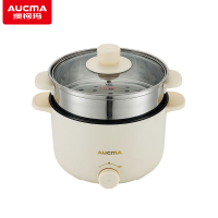 澳柯玛 电火锅 AHG-35L61米白色3.5升----蒸煮涮样样通, 厨房颜值新担当