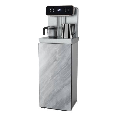 饮水机YLR0.6-5AD-C068(Y) 灰色茶吧机双屏操控冷热两用防溢防干烧下置水桶多段调温