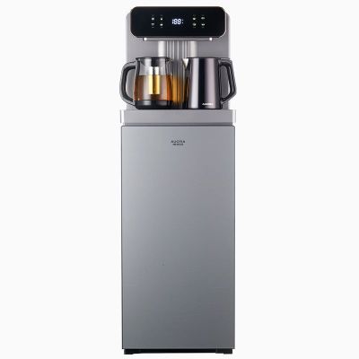 茶吧机YLR0.7-8AD-C068(YS) 灰色 电子制冷冰热两用养生壶款防溢防干烧炫彩屏双屏控制