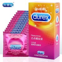 杜蕾斯(Durex) 避孕套 凸点螺纹12只装 标准款安全套套 大颗粒 情趣型 男用 成人计生性用品byt