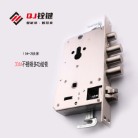 铨键智能锁指纹锁密码锁通用型304#10#-2多功能锁体锁芯