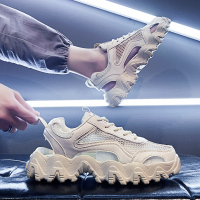 枫述凉鞋男士外穿夏季新款潮流休闲运动老爹潮鞋增高透气网眼镂空男鞋