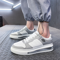 枫述2021新款夏季男鞋百搭休闲小白鞋男士透气运动增高青少年气垫板鞋