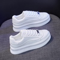 枫述ins韩版小白鞋女2021春季新款学生厚底松糕跑步板鞋潮休闲运动鞋