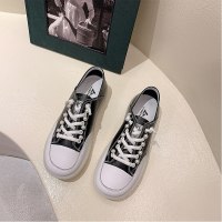 枫述珍珠小白鞋女2021春季新款女鞋夏果冻软底百搭皮面一脚蹬单鞋