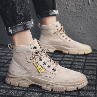 枫述马丁靴男韩版百搭高帮鞋潮流冬季男鞋2019秋季新款英伦风工装鞋