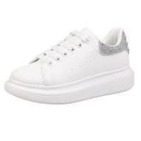 枫述厚底小白鞋女气垫2021年春秋新款内增百搭运动板鞋