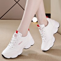 枫述2021新款系带厚底老爹鞋透气运动休闲跑步鞋松糕鞋女