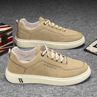 枫述男鞋秋季2021新款潮流百搭休闲平底板鞋男士轻便开车上班工作潮鞋