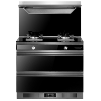 长虹JJZT-F2集成式燃气灶 17立方大排风量 烟灶联动 紫外线+臭氧消毒 一键热炫洗