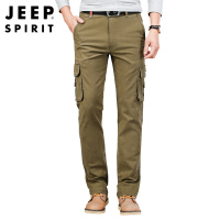 JEEP SPIRIT吉普休闲裤男2021秋季新款直筒长裤子大码中青年男士长裤