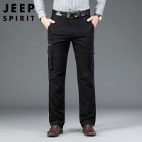 JEEP吉普休闲裤男2021秋季新款直筒长裤大码青年男士宽松休闲长裤