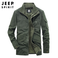 JEEP SPIRIT吉普外套男2021秋冬新款宽松休闲夹克户外运动青年男士上衣