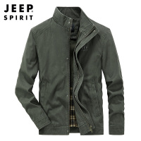 JEEP SPIRIT吉普外套男2021秋冬新款宽松休闲夹克大码商务中青年男士上衣